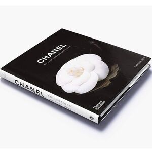 CHANEL Black and White Floral Book